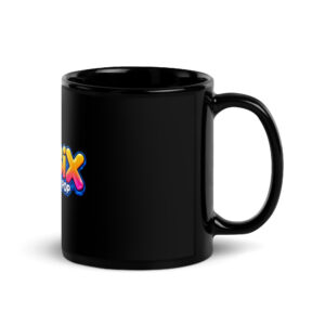 Snibix: Precision Pop Black Glossy Mug